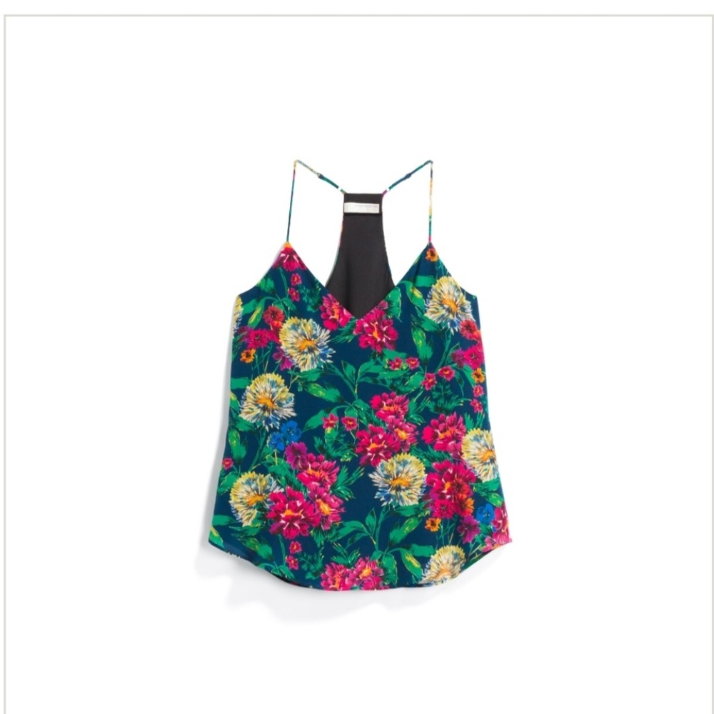 Lavender and Brown racerback tank